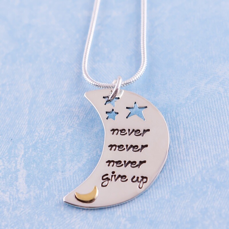 Never Never Never Giveup Necklace