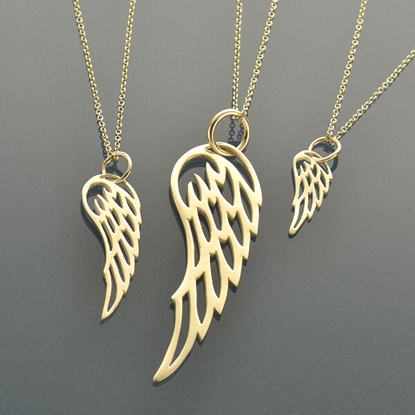 Set of Angel Wing Necklaces