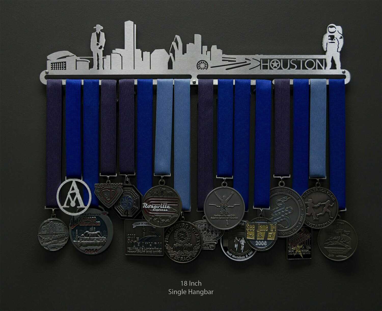 Medal Holder Houston Cityscape