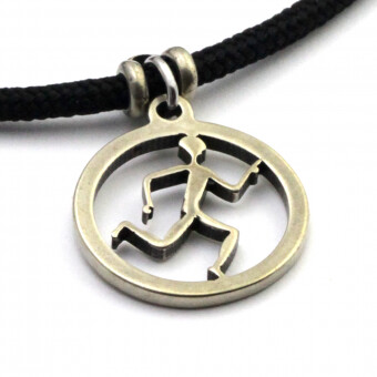 Running Guy Spirit Pendant Necklace