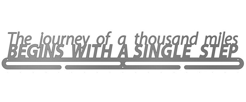 A journey of a thousand miles begins with one single step