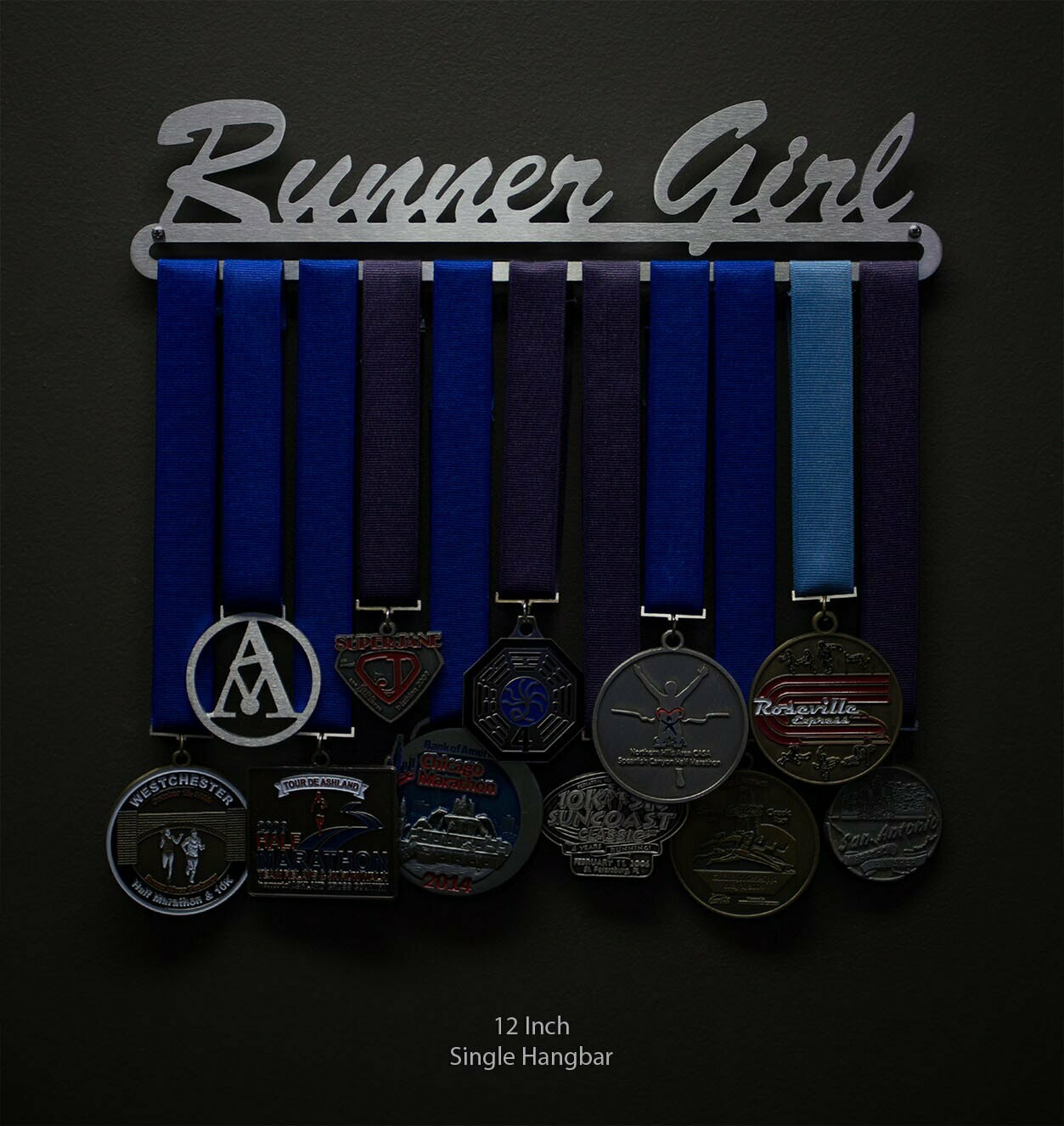 Runner Girl Medal Hanger