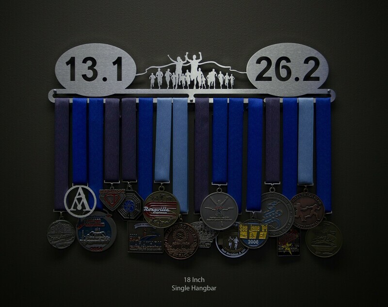 13.1 26.2 Runner Group Medal Hanger
