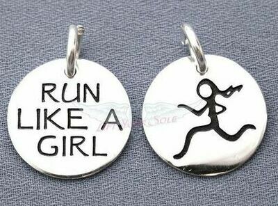 Run Like A Girl Charm