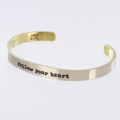 Cuff Bracelet Follow Your Heart