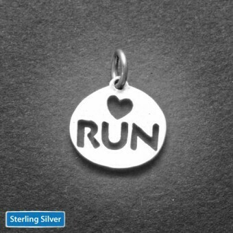Love To Run Charm Necklace