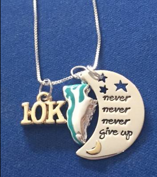 10K Never Never Never Giveup Necklace Trio