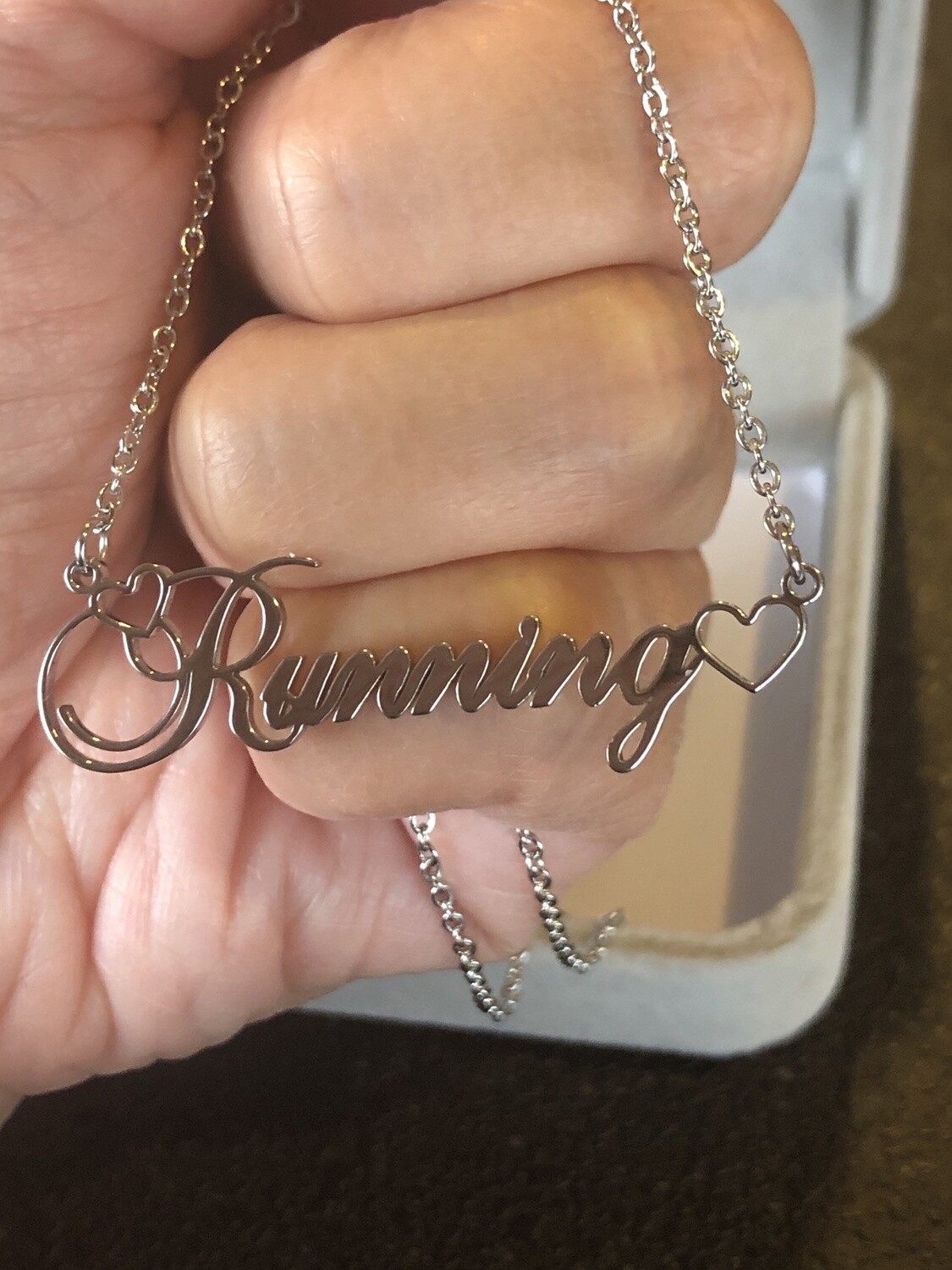 Running Heart Necklace