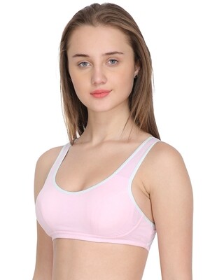 Clothonics Woemen&#39;s Padded Sports Bra - Pink