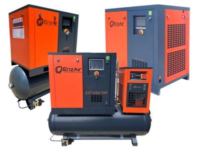 ENZAIR ROTARY SCREW AIR COMPRESSORS
