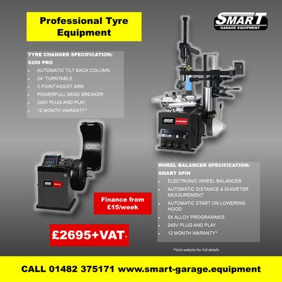 Smart Tyre Changer & Wheel Balancer Package