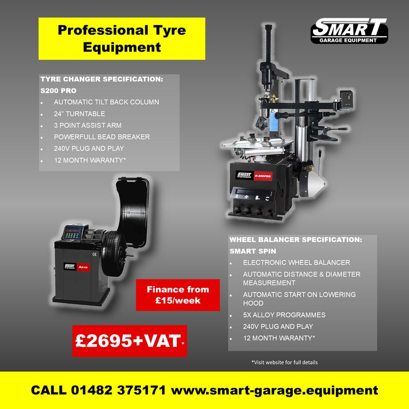Smart Tyre Changer & Wheel Balancer Package