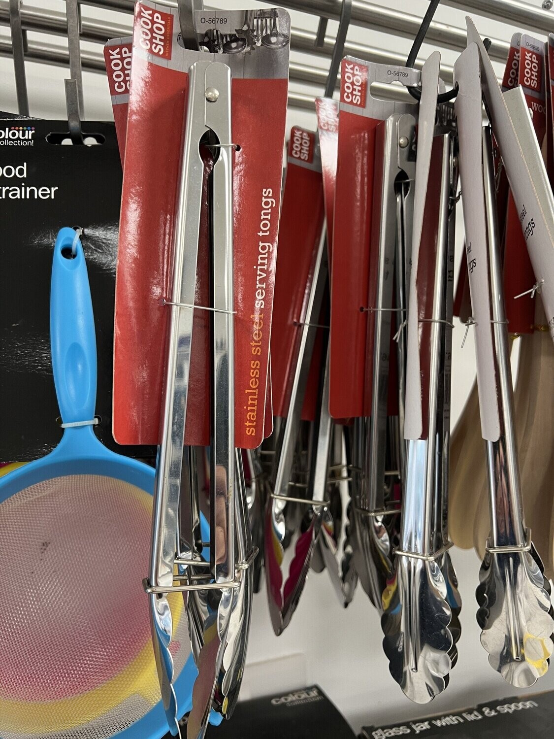Metal 30 cm tongs