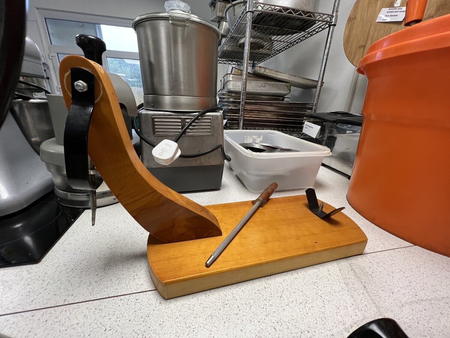 Wooden Parma ham stand