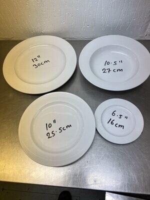 Simply White Plate  10"