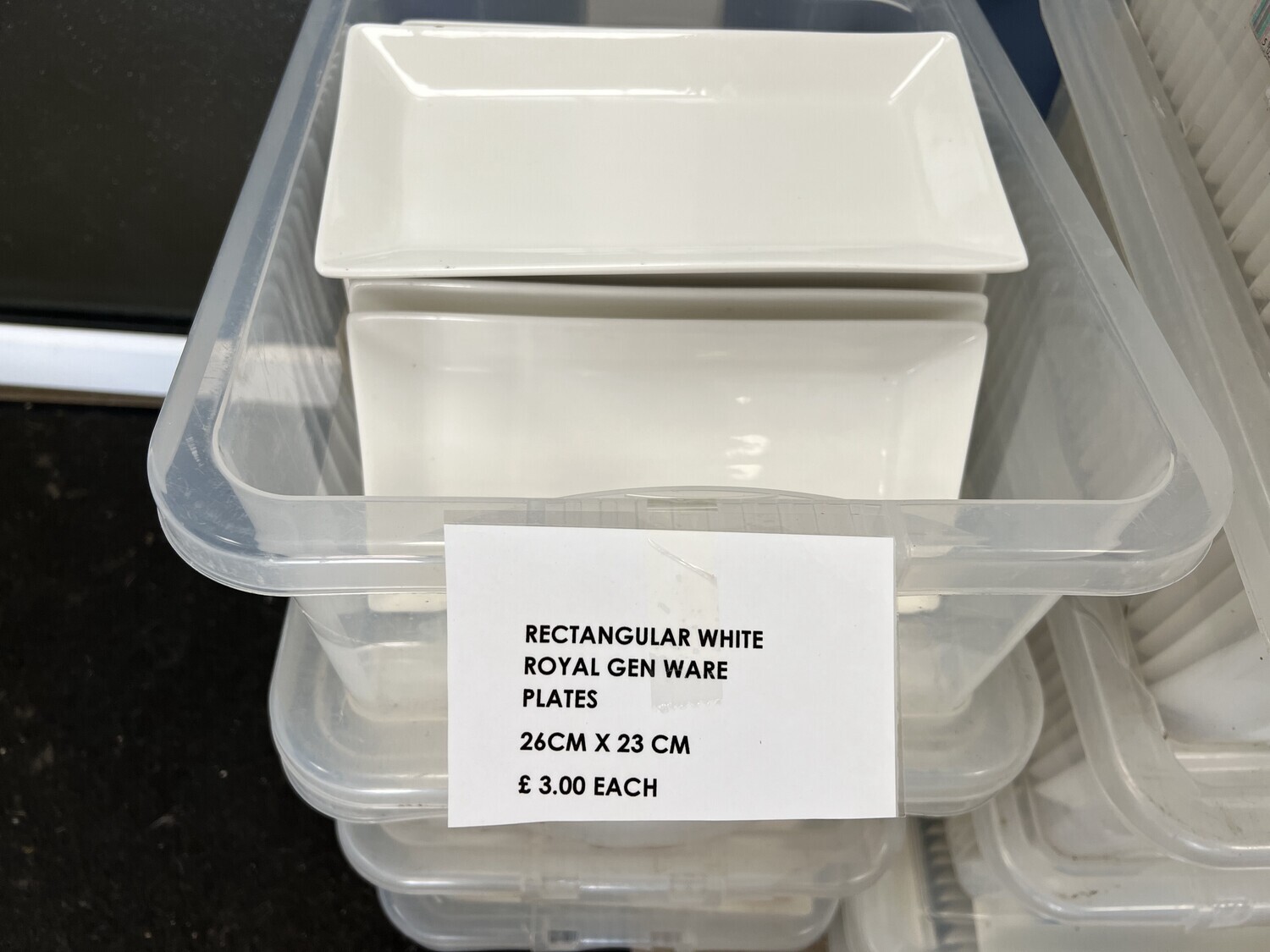 Rectangle plate, Royal Gen Ware