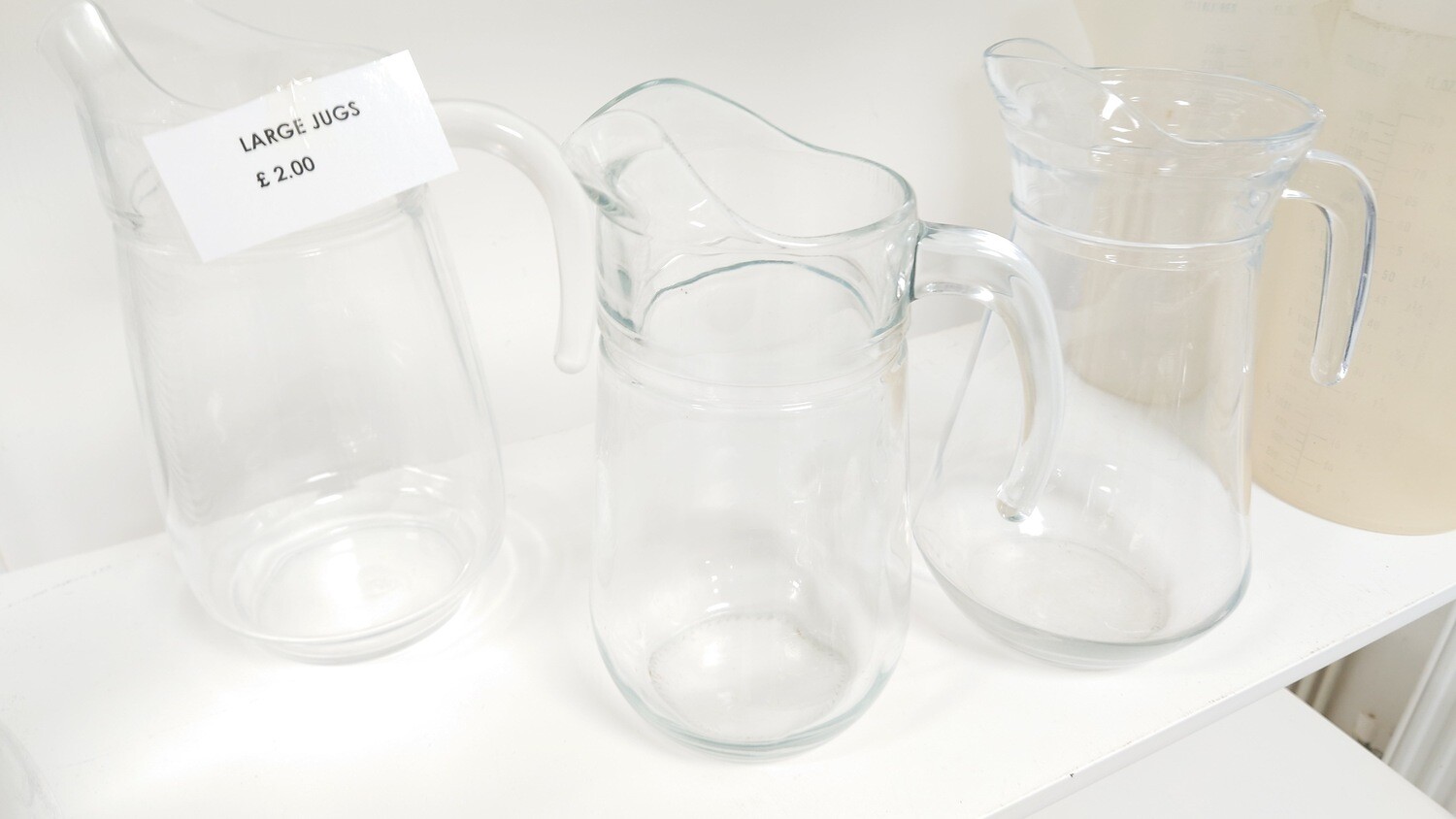Large glass Jugs