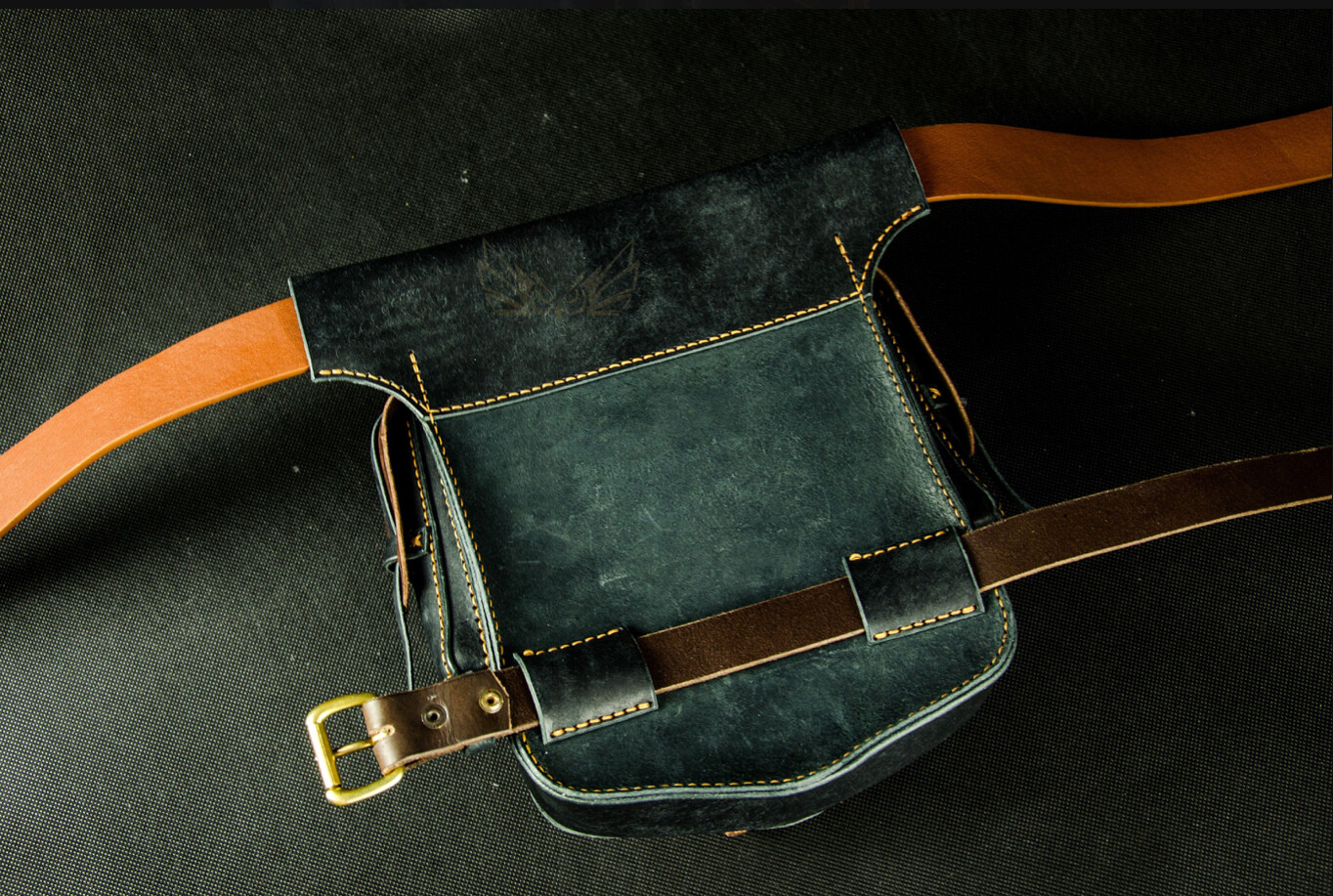 The Winged Biker Hip Bag