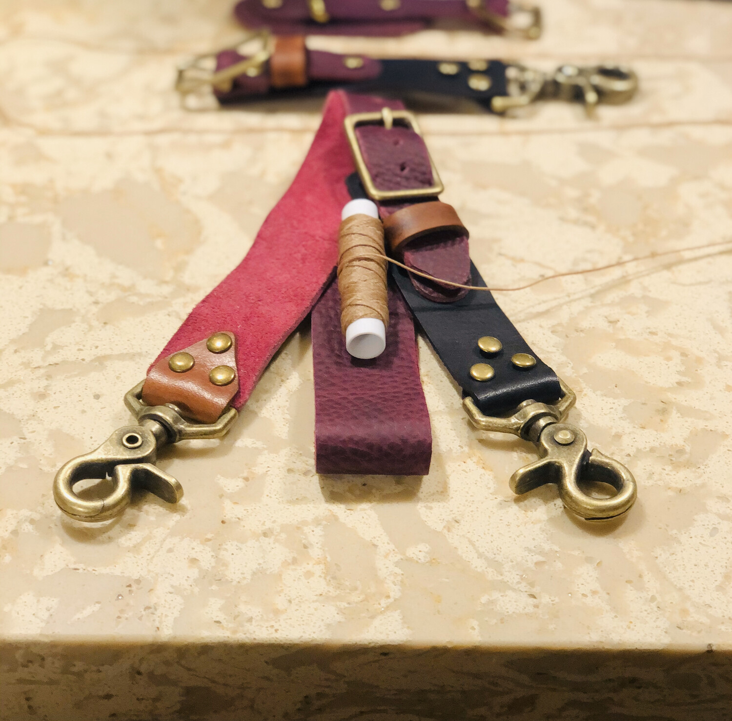 (On sale) Kodiak Purple Leather Backpack (In Stock)
