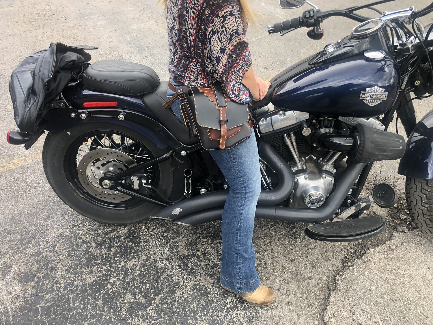 The Winged Biker Hip Bag