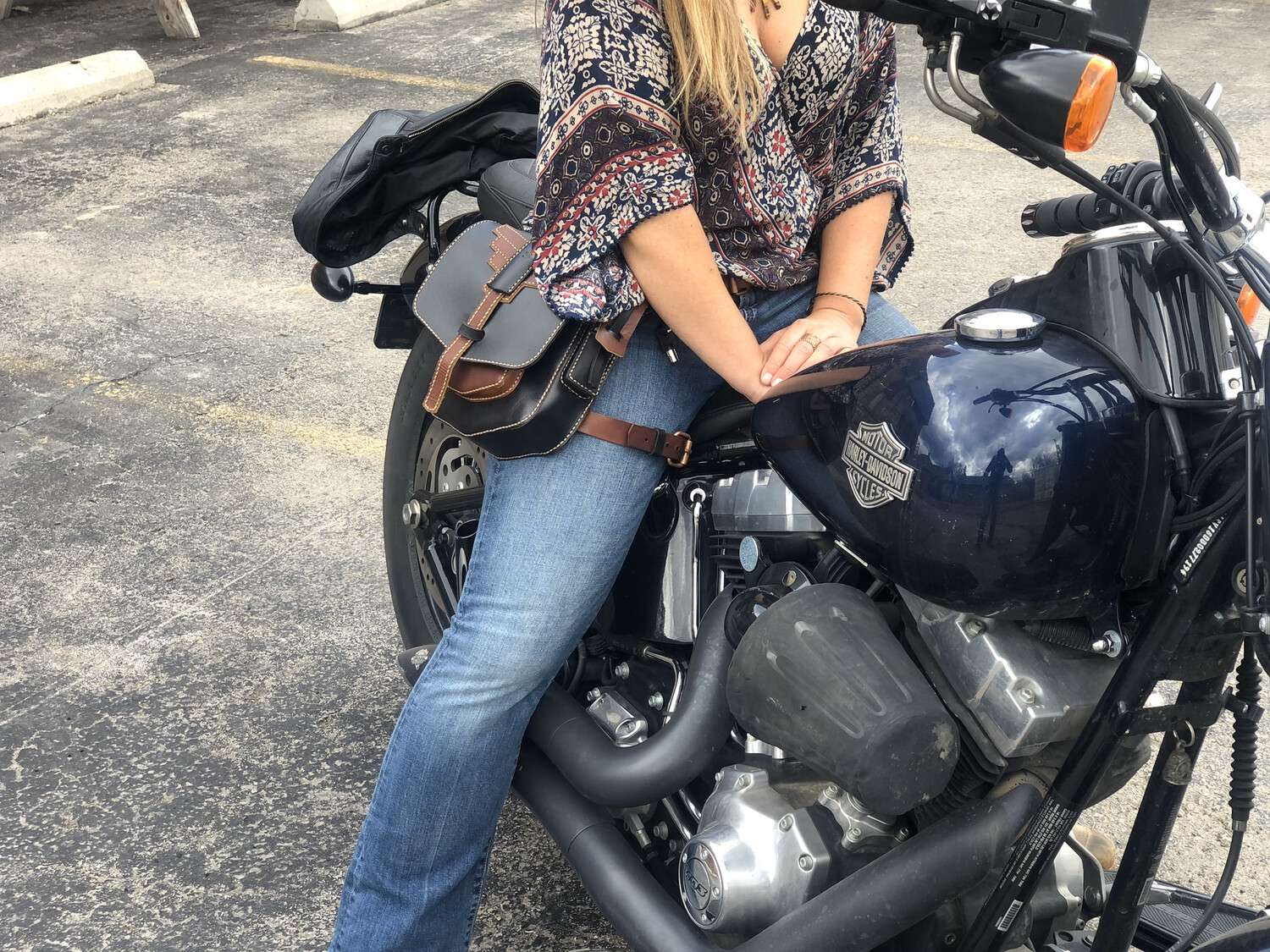 The Winged Biker Hip Bag