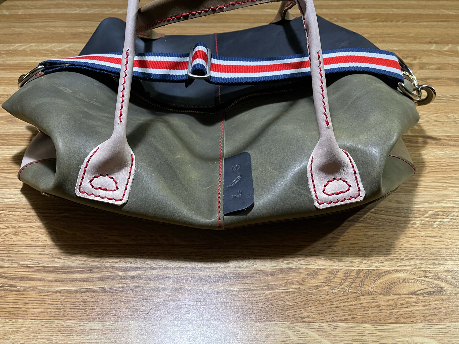 Camouflage Leather Duffle Bag (Mission 22)
