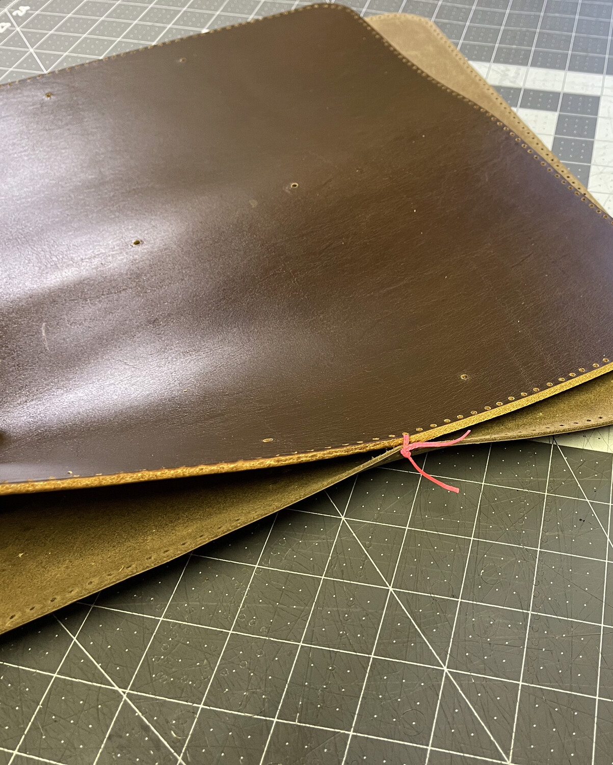 Camouflage Leather Duffle Bag (Mission 22)