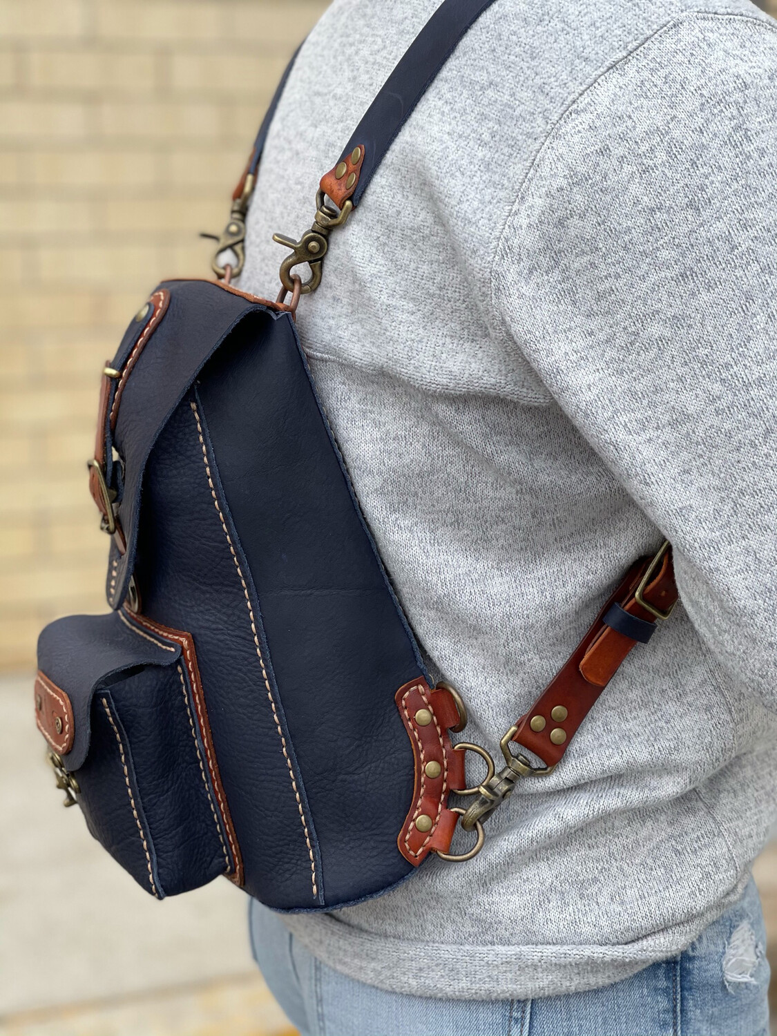 Leather Backpack (Design Your Own)