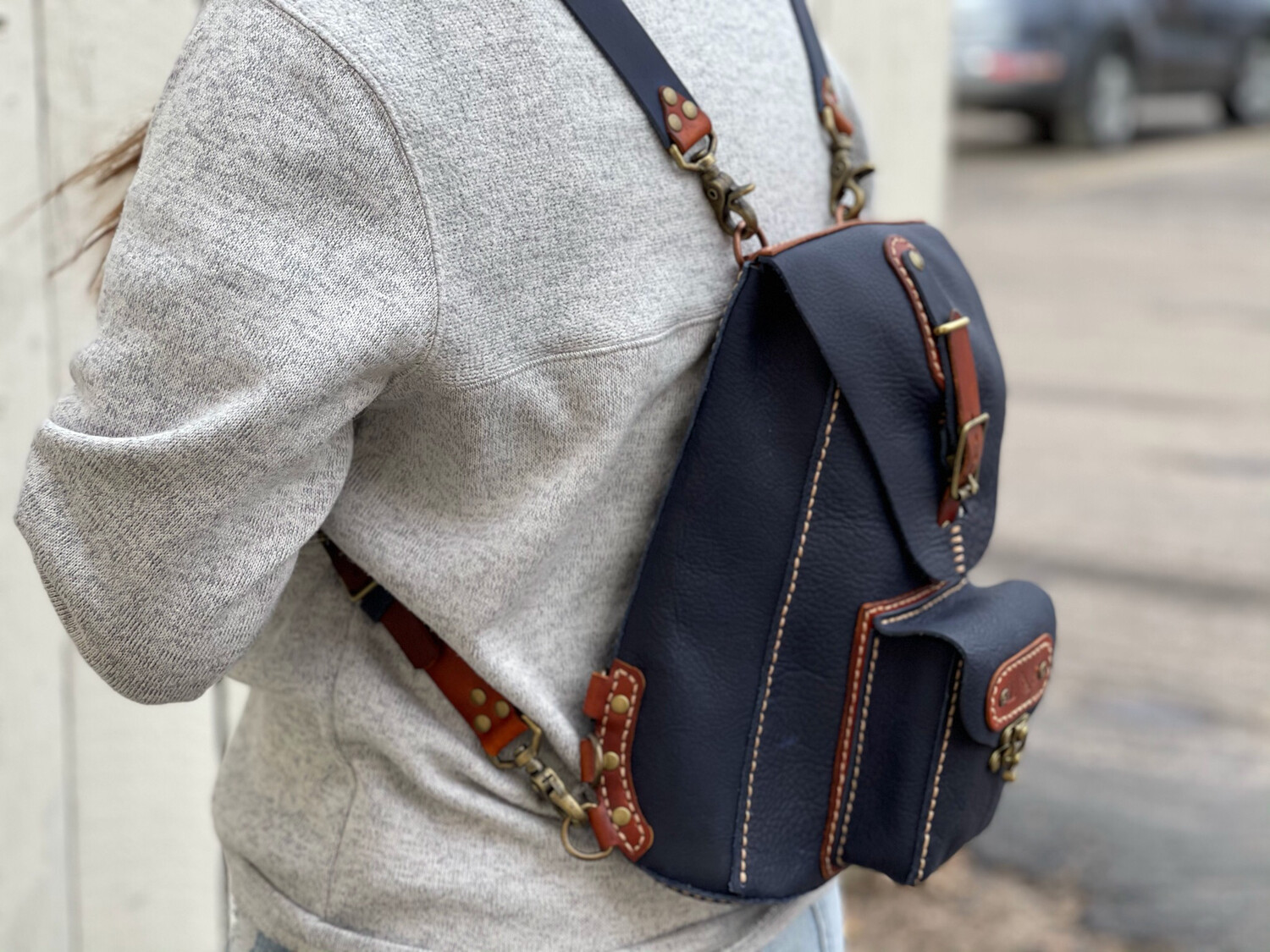 Leather Backpack (Design Your Own)