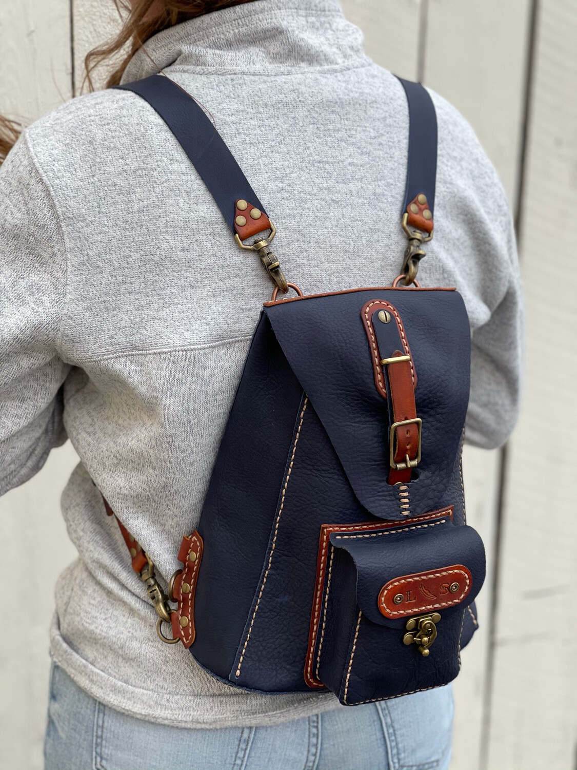 Leather Backpack (Design Your Own)