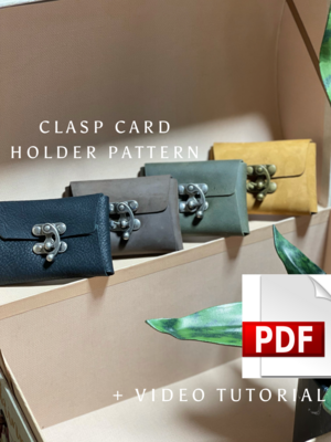 CLASP CARD HOLDER LEATHER PATTERN.PDF