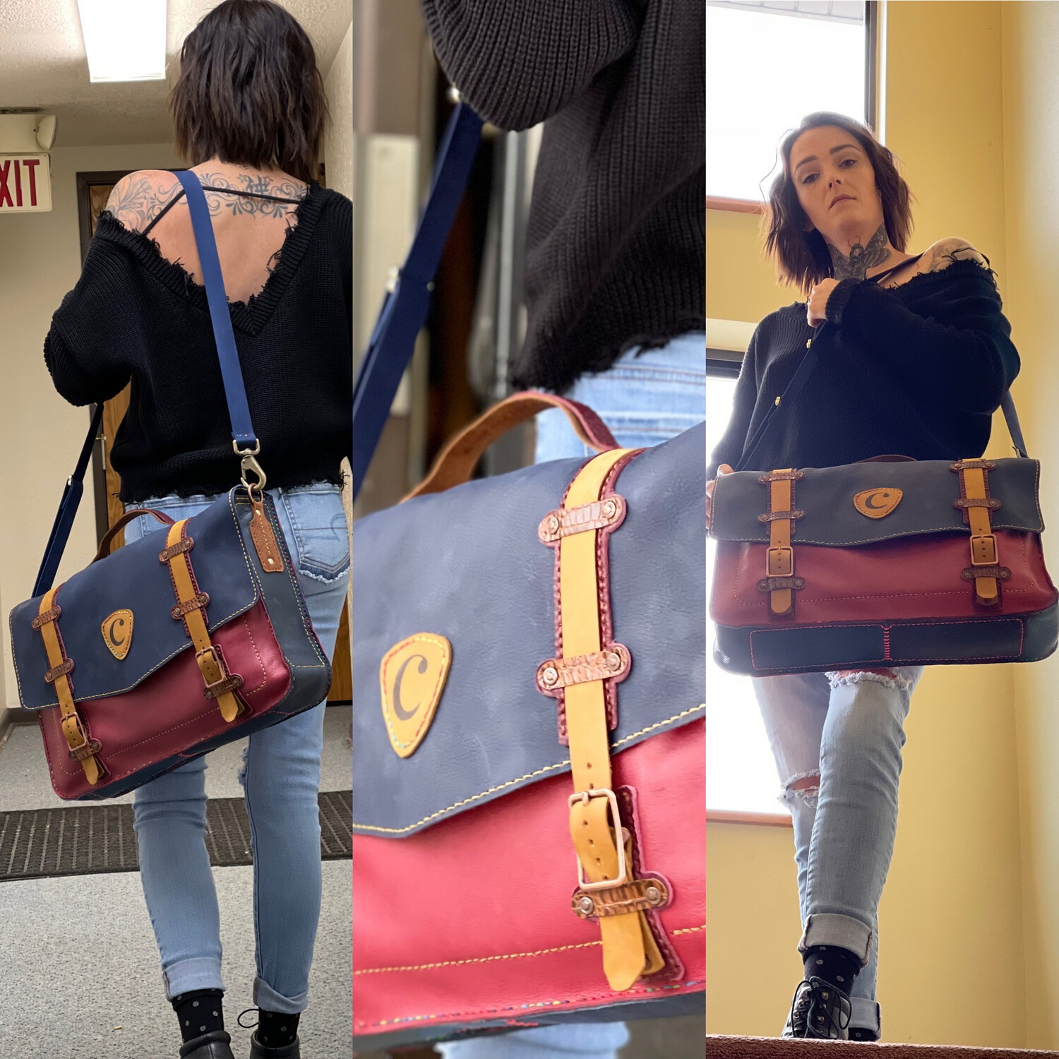 Buckle Up Laptop Bag