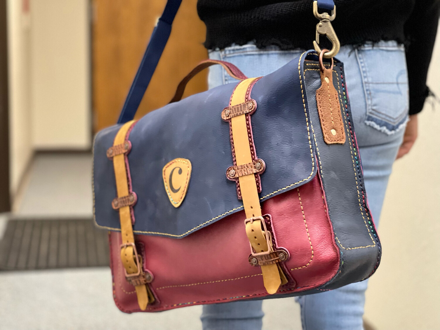 Buckle Up Laptop Bag