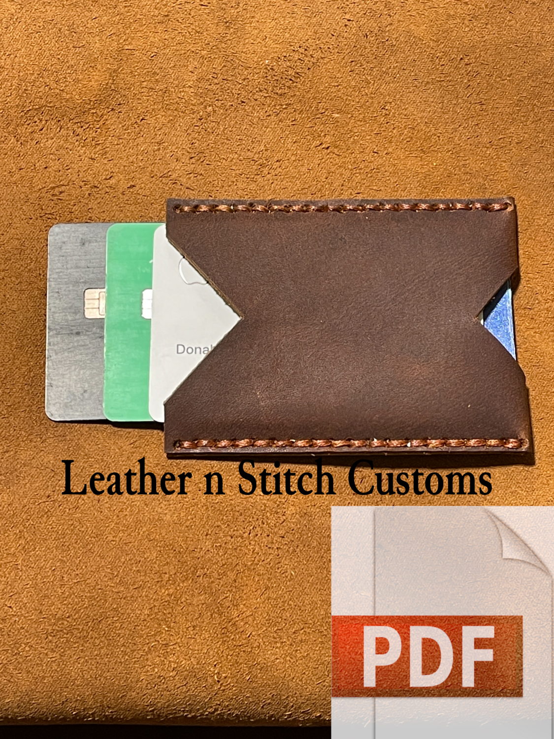 SLIM WALLET SINGLE SLOT LEATHER PATTERN. PDF