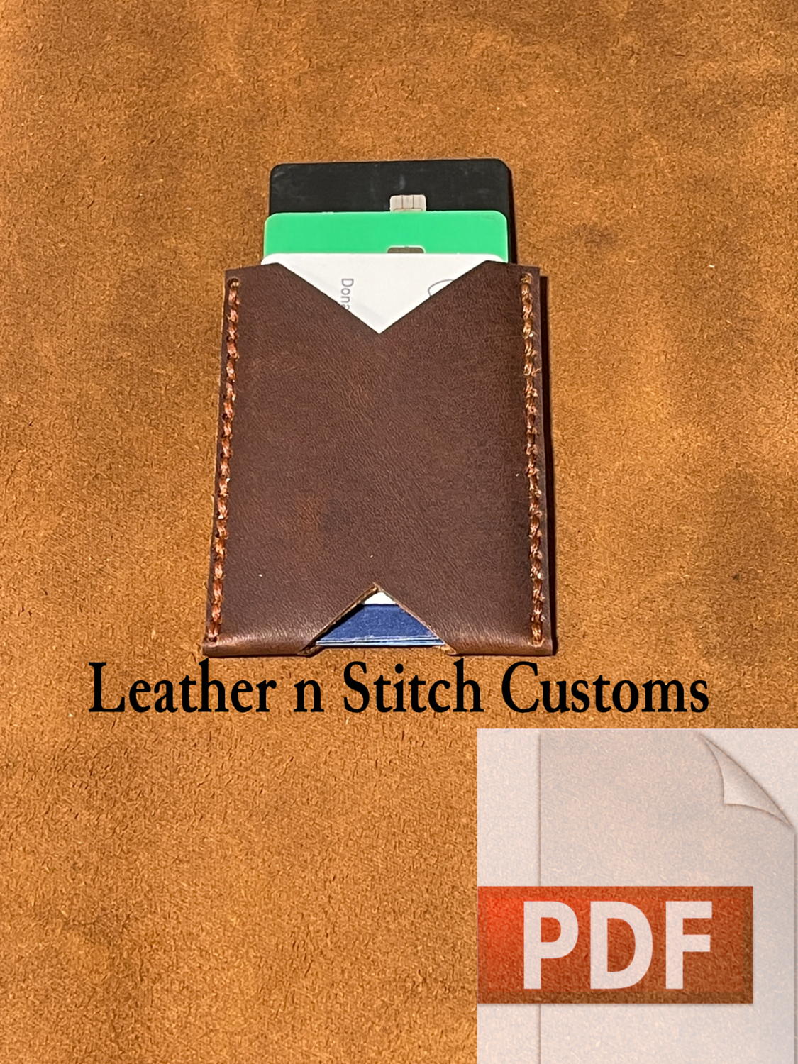 SLIM WALLET SINGLE SLOT LEATHER PATTERN. PDF