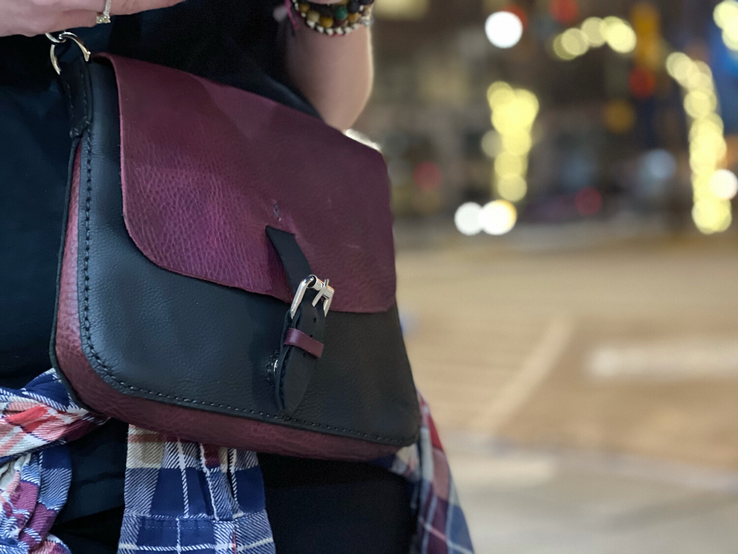 Snap Flap Ladies Purse Handmade|Magnet Snap Closure