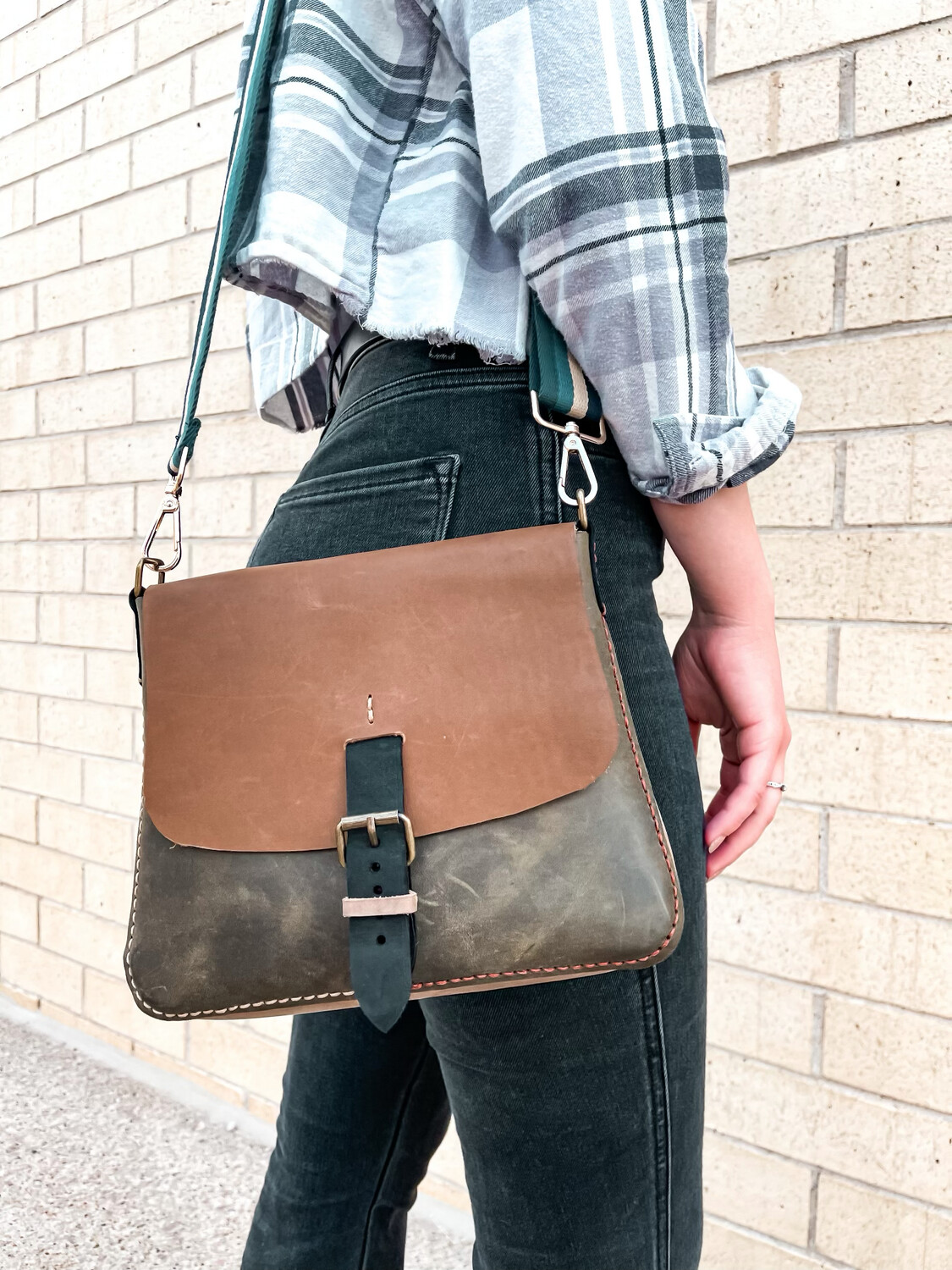 Snap Flap Ladies Purse Handmade|Magnet Snap Closure