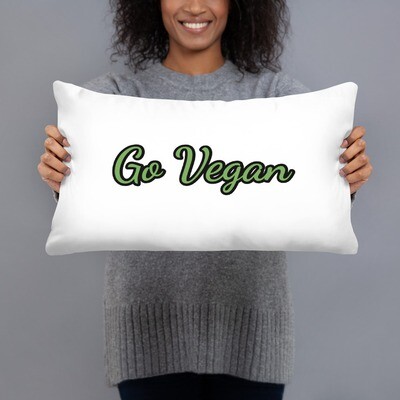 Vegan Pillow 20x12 / 18x18 / 22x22