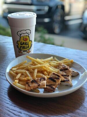 Kids Meal - 4 PC Grilled Chicken Nuggets