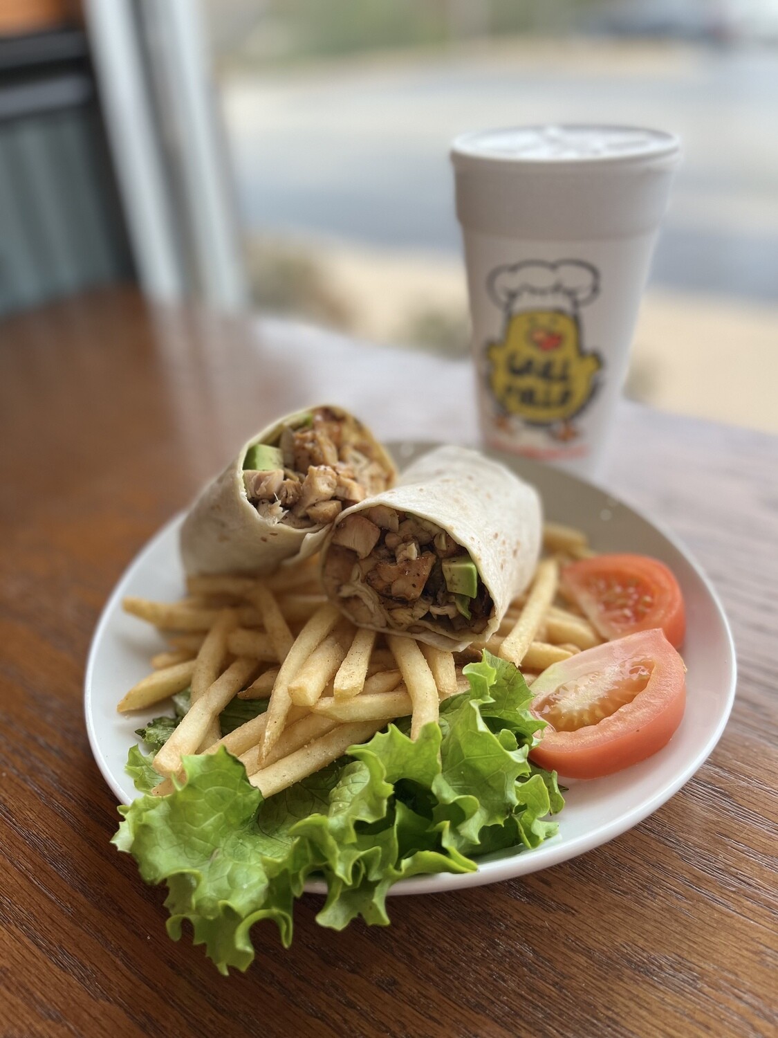 Chicken Avocado Wrap Meal