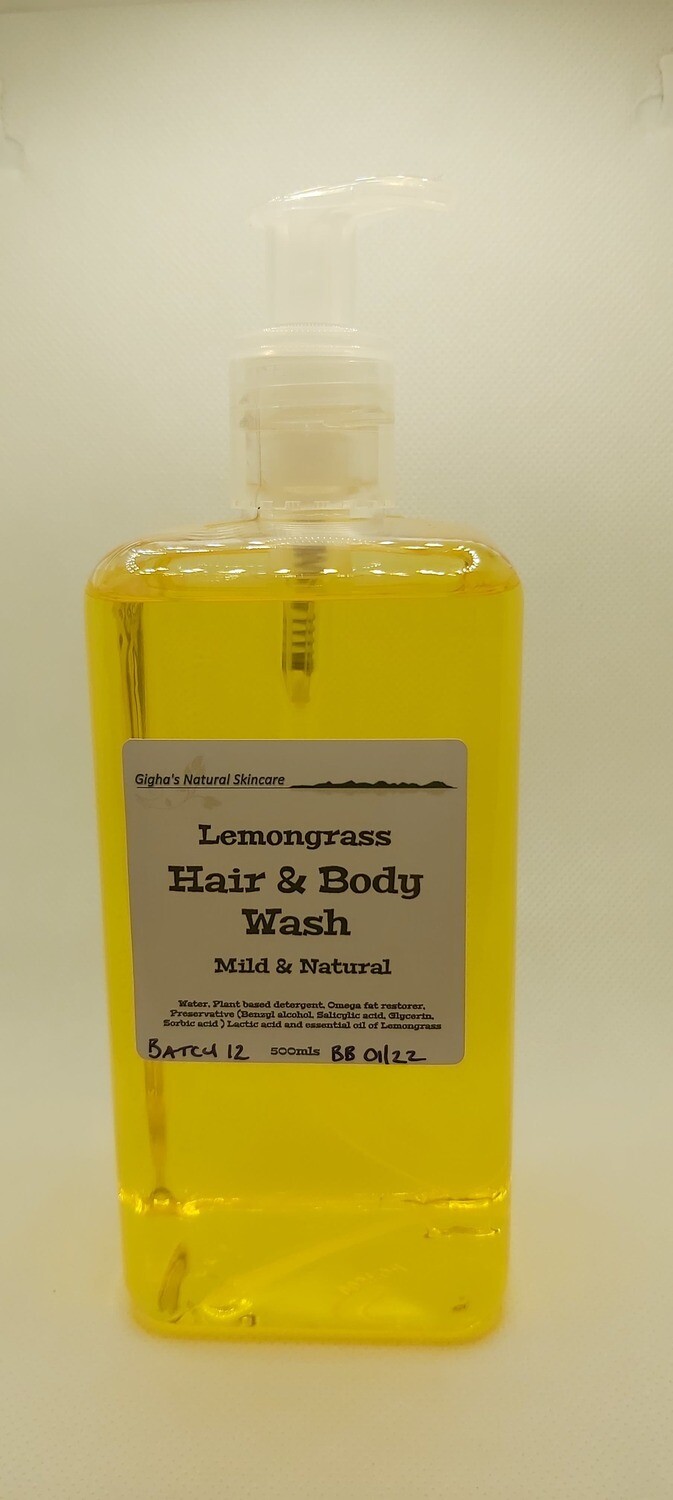 Lemongrass Hair & Body Wash