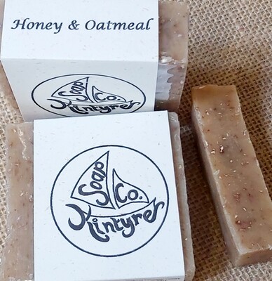 'Honey & Oatmeal' cold processed soap