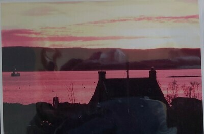 Boathouse and MV Loch Ranza, Isle of Gigha