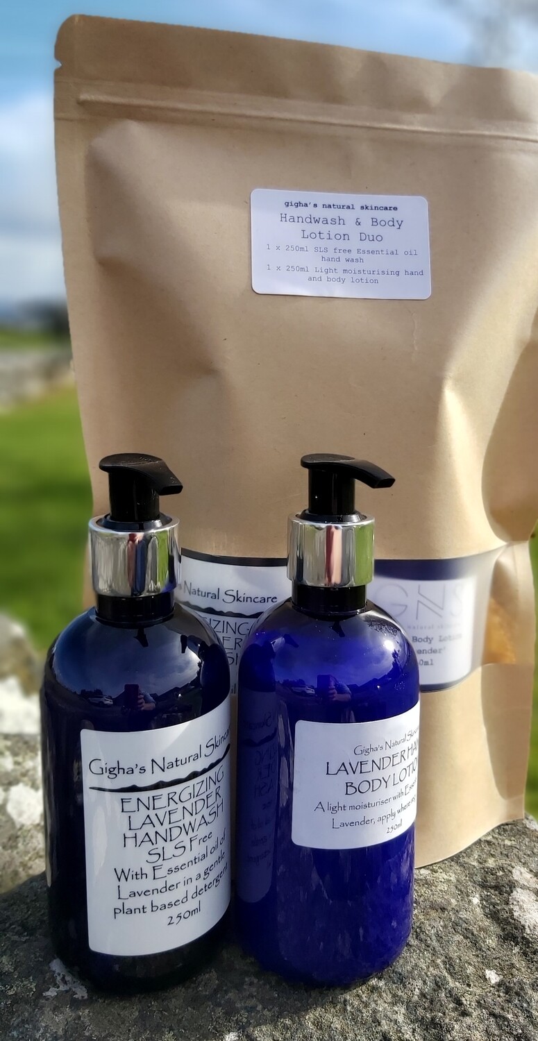 Lavender Handwash and Hand and Body Lotion Duo pack