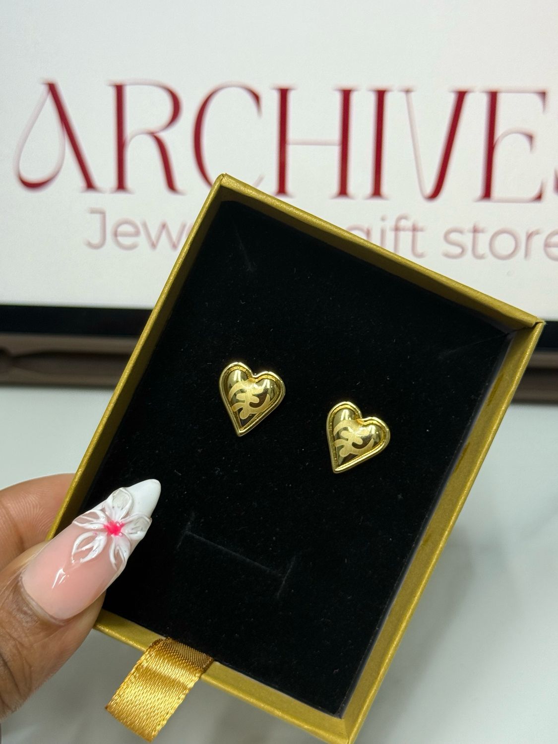 Gye Nyame Love Earring