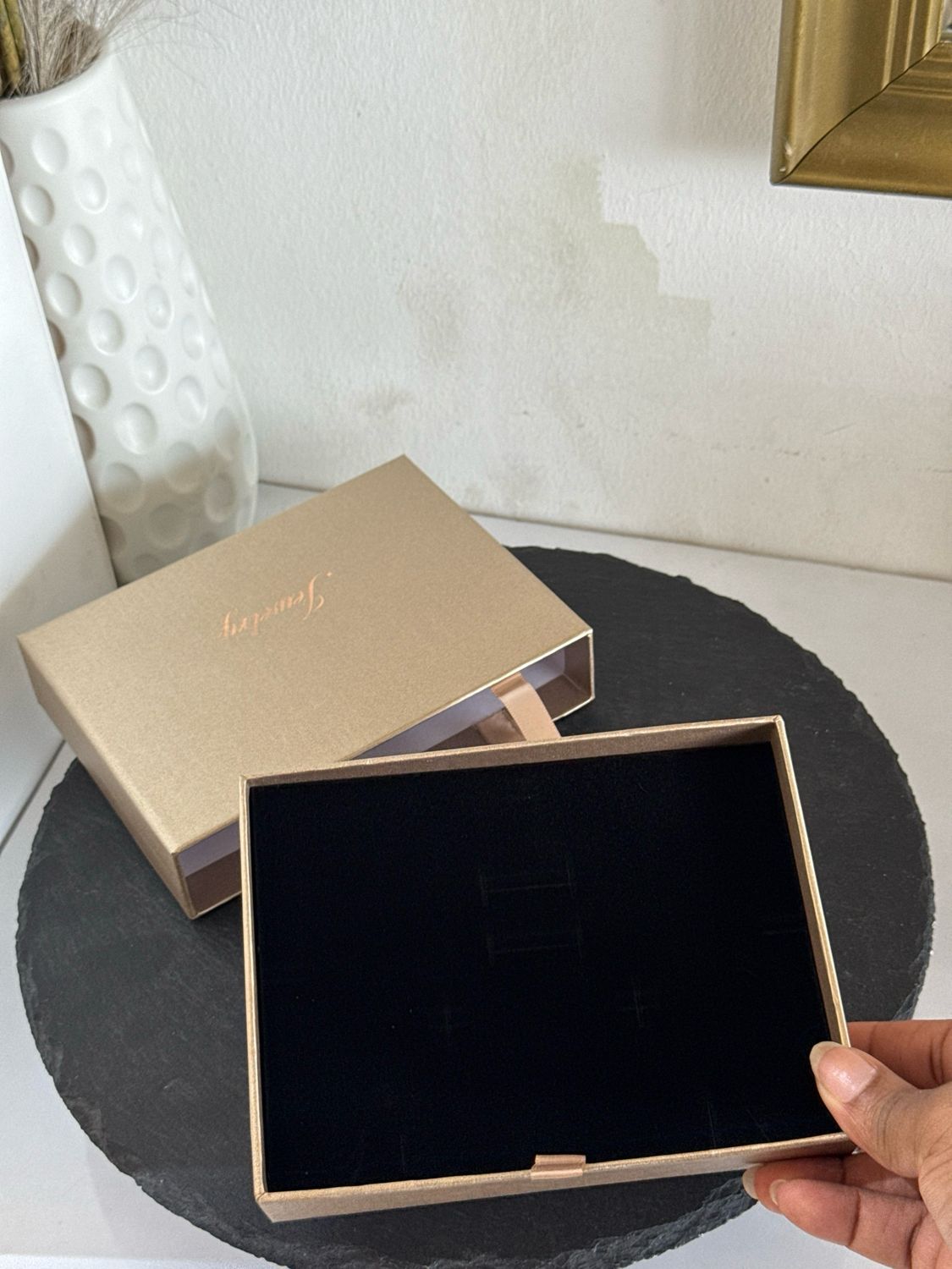 Large Jewelry Inscribed Box