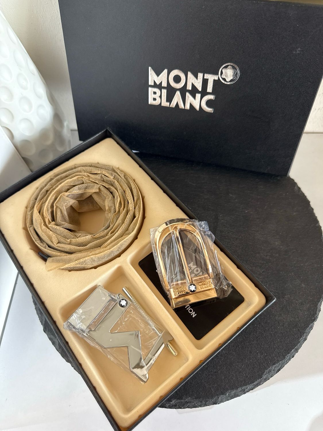 Belt And Wallet Mont Blanc