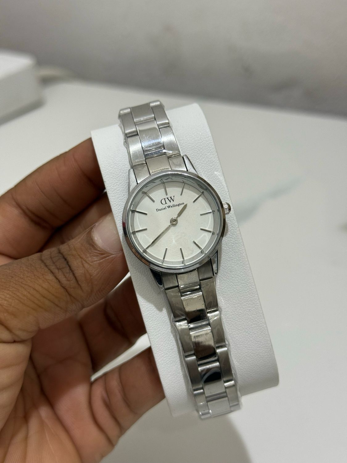 Dw Ladies White Face Watch