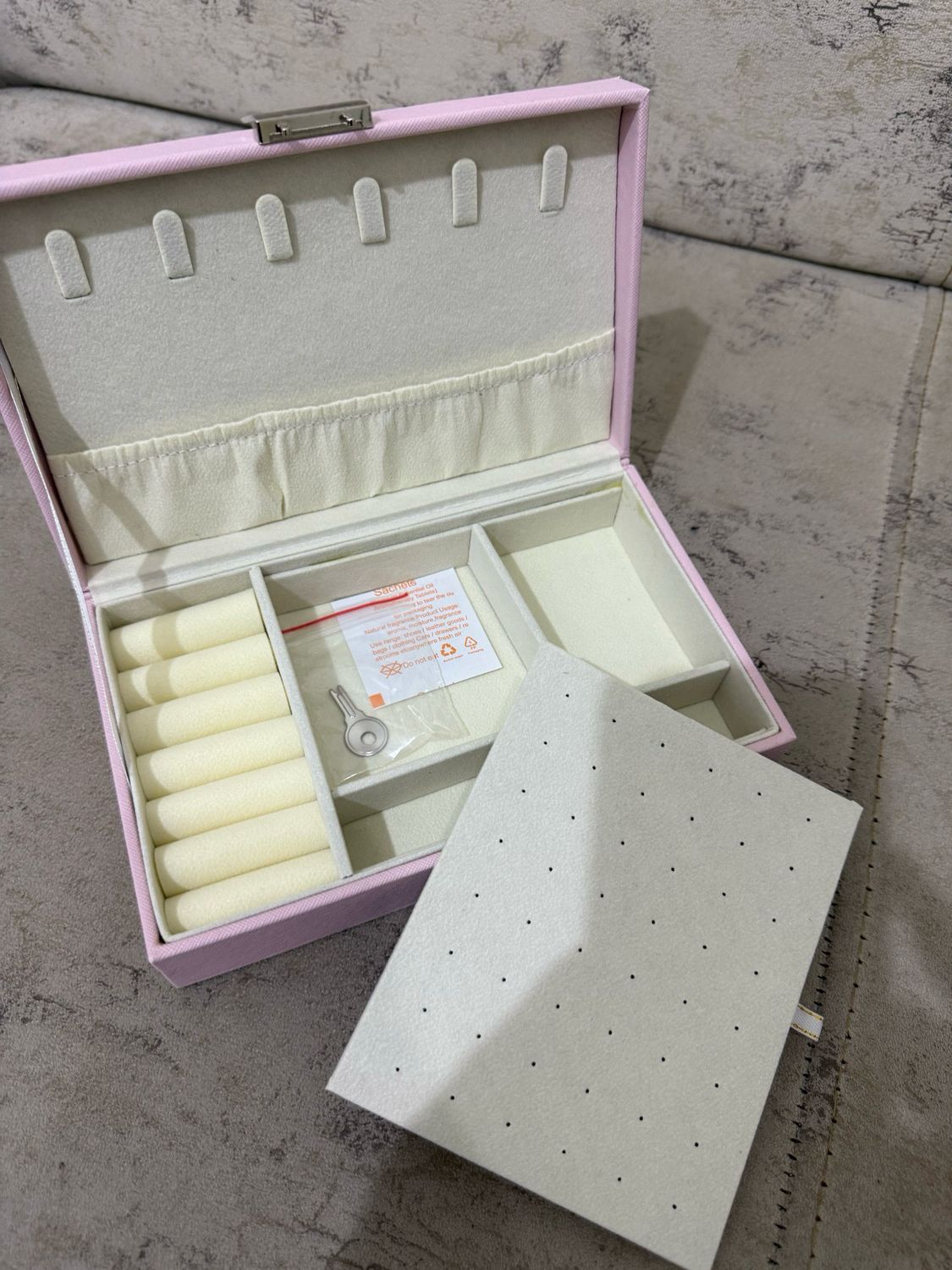 Ava Jewelry Organizer Pink