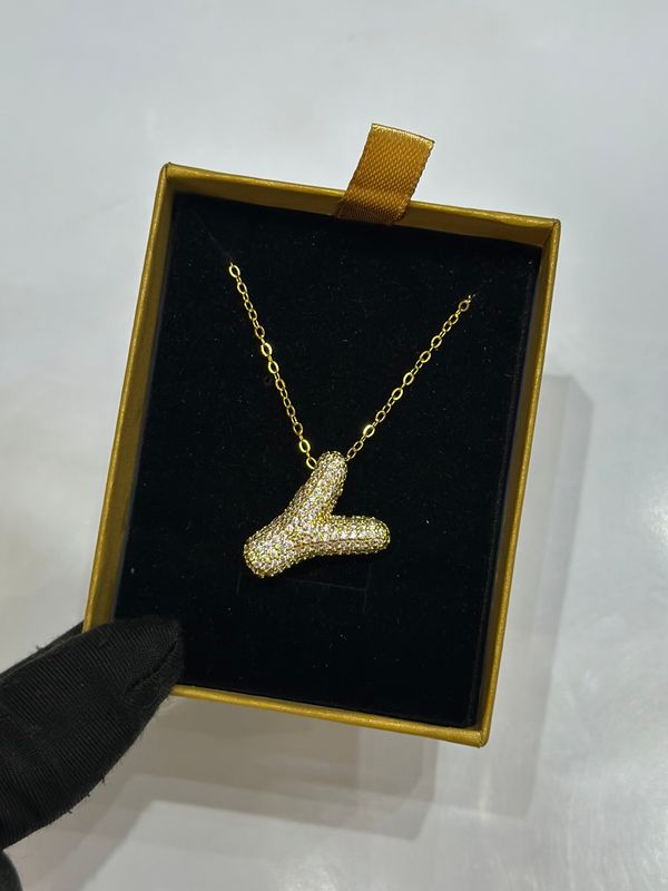 Sparkle alphabet necklace